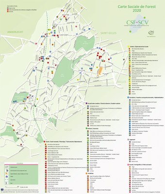 Carte sociale de Forest FR 2020