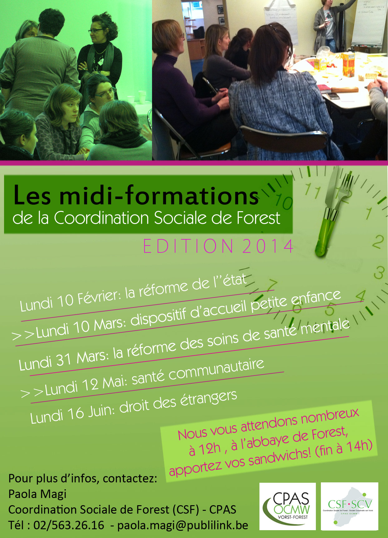 Midi-formation 2014 (1er semestre)